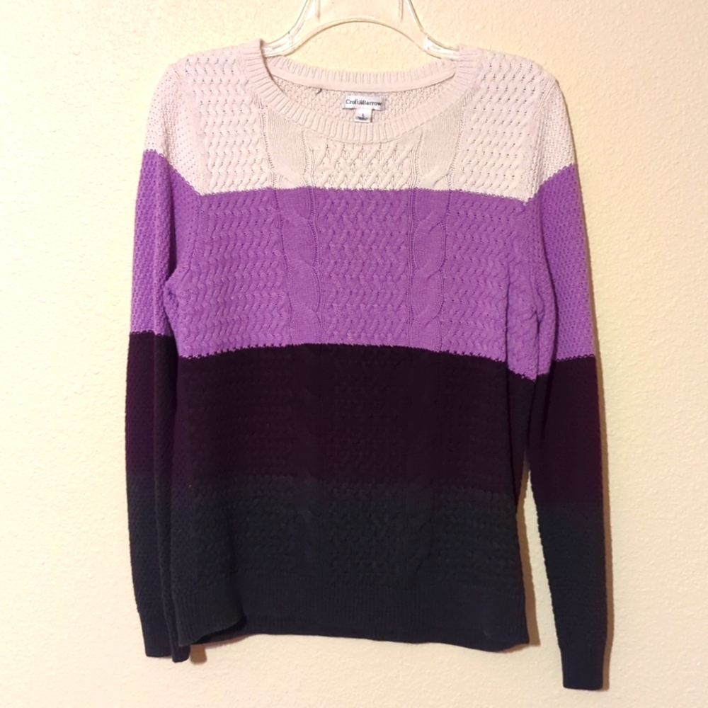 Women's Croft & Barrow Crew Neck Sweater. Size Large. Great Condition.